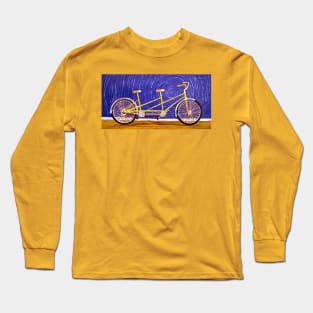 Yellow Tandem Bike Long Sleeve T-Shirt